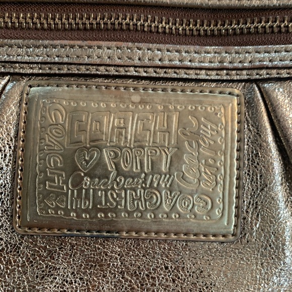 COACH Gold Poppy Wristlet - Picture 3 of 5